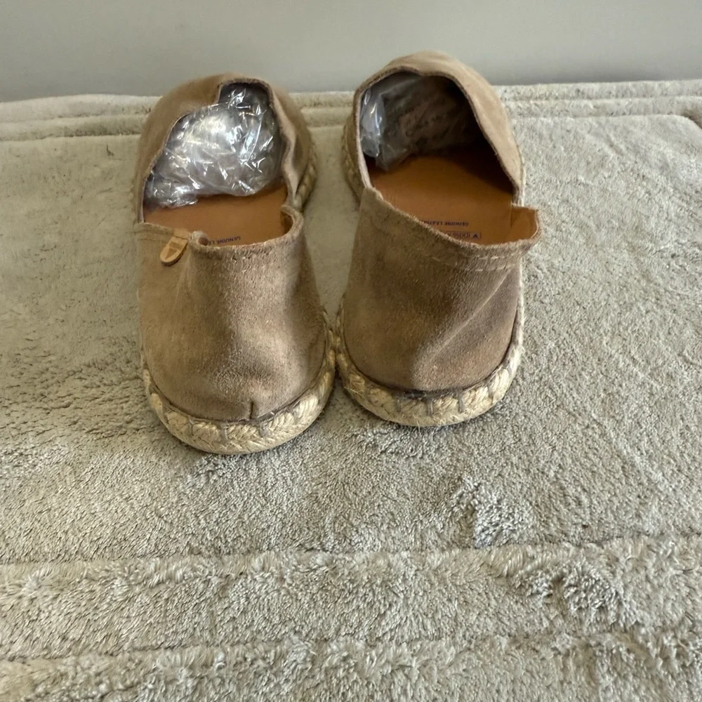 Verbenas Carmen Espadrilles Flats Women's Size EU 42 US‎ 11.5 Tan Beige Suede
